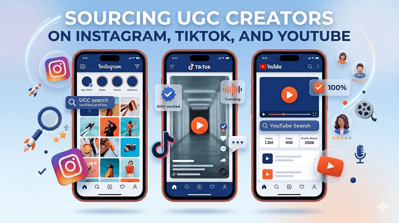 SOURCING UGC CREATORS